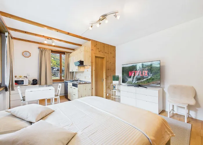 Apartment Comfortable With Balcony And Panoramic View Saas-Grund